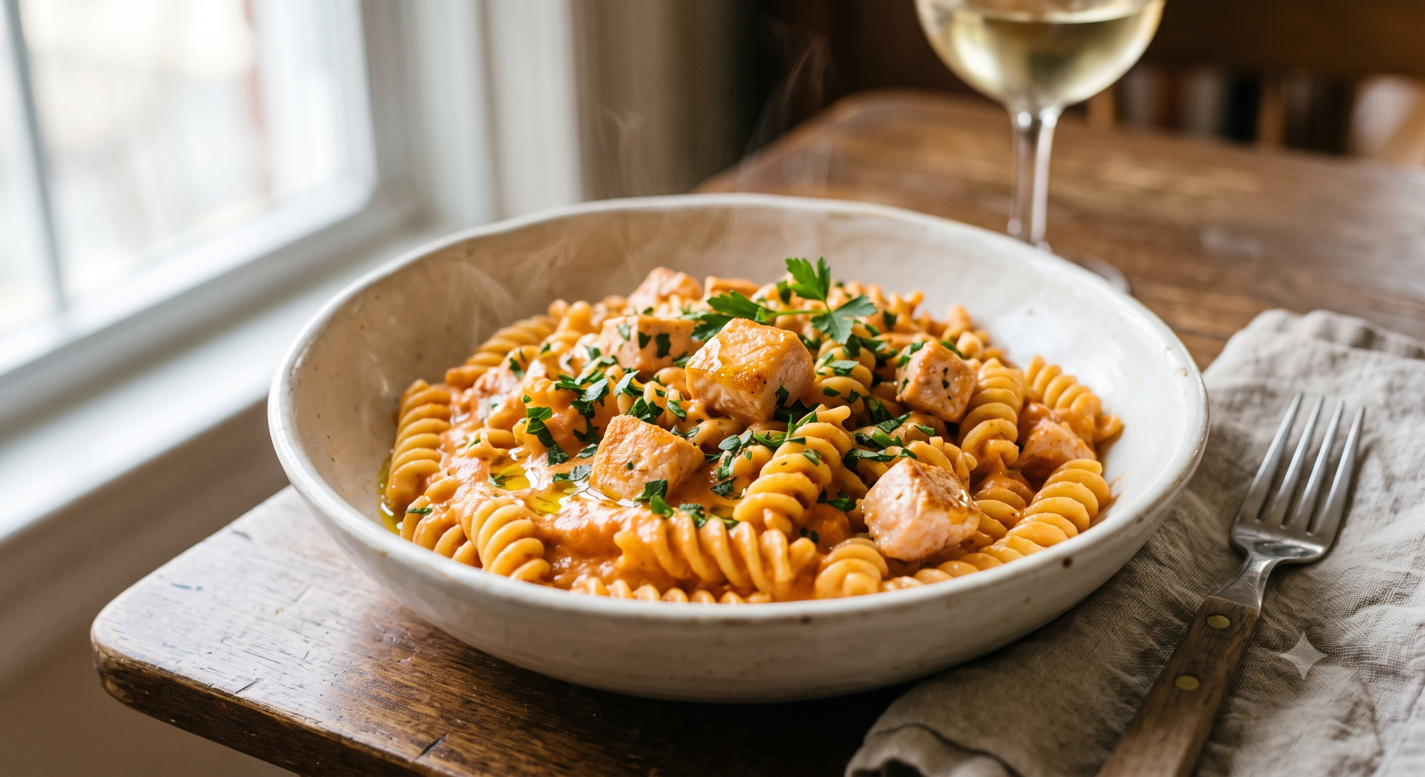 Salmon Pasta