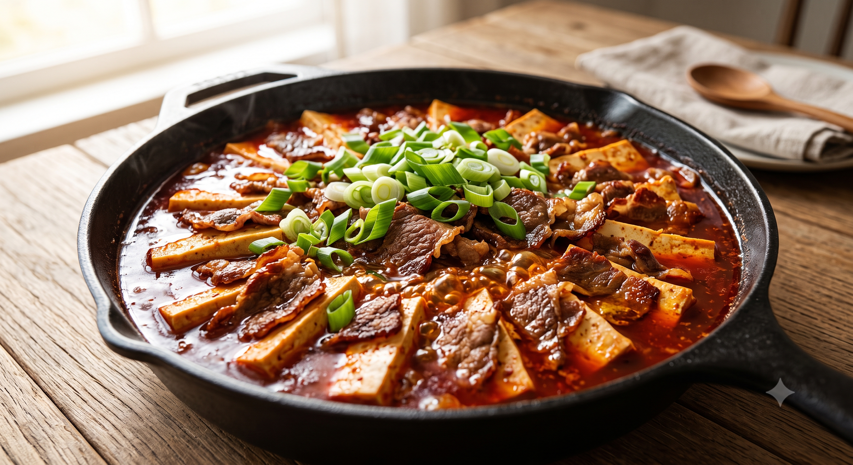 Spicy Braised Tofu with Beef Brisket