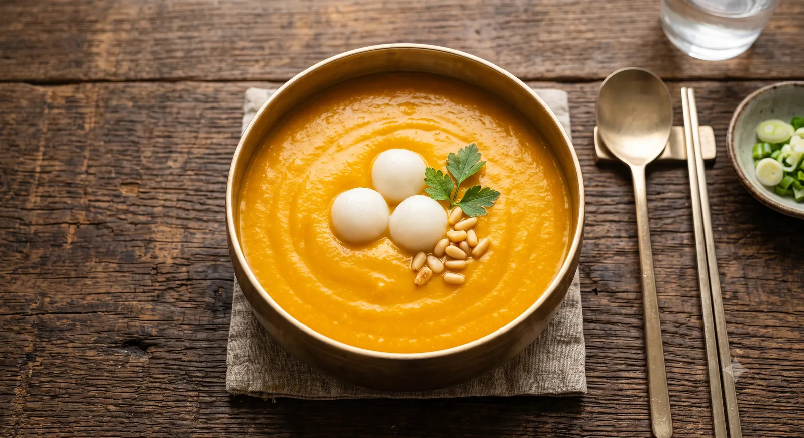 Sweet Pumpkin Porridge (Hobakjuk)