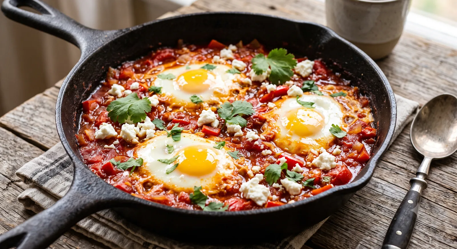 Classic Mediterranean Shakshuka (Eggs in Purgatory)