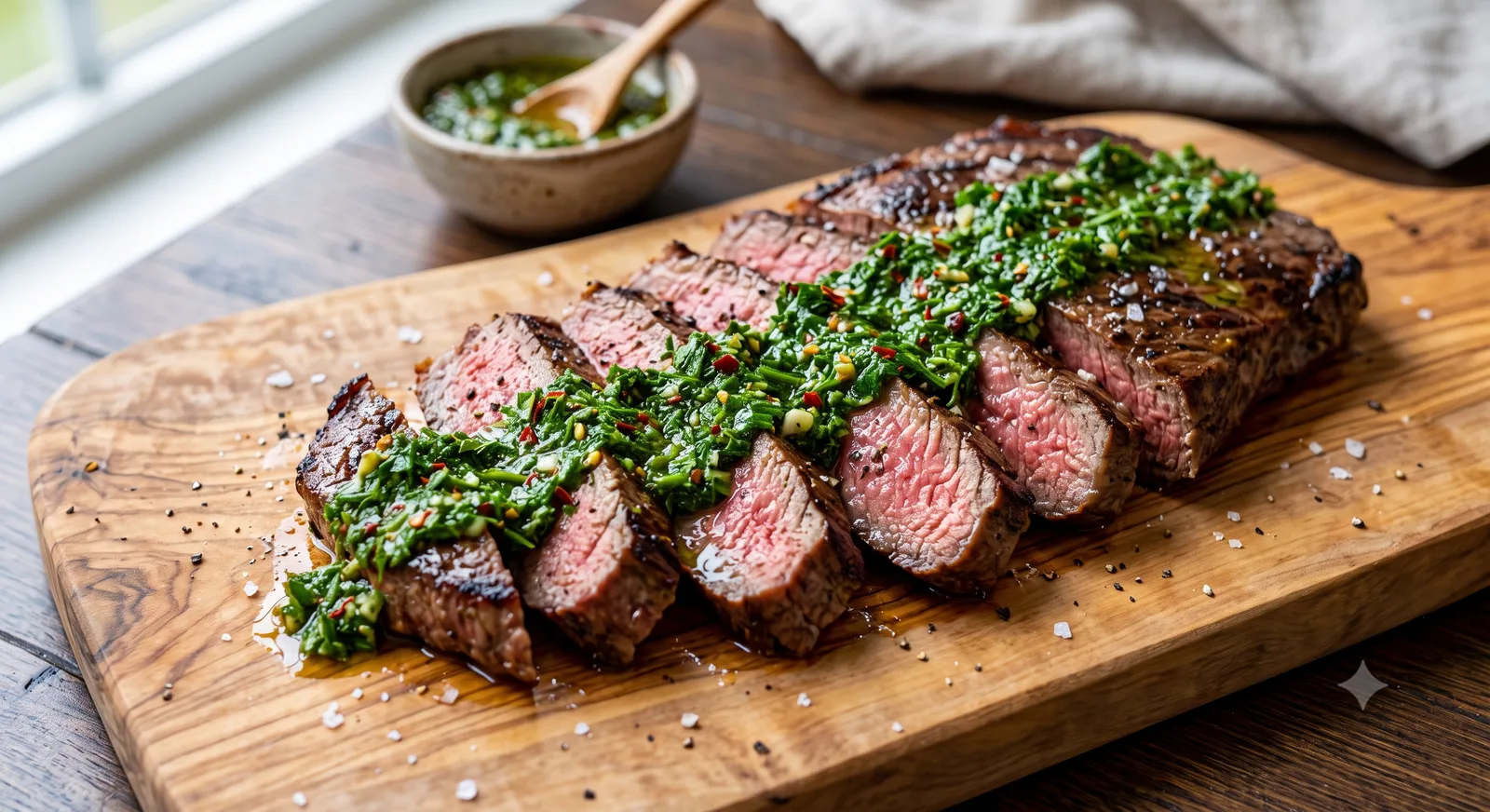 Fresh Chimichurri Grilled Steak
