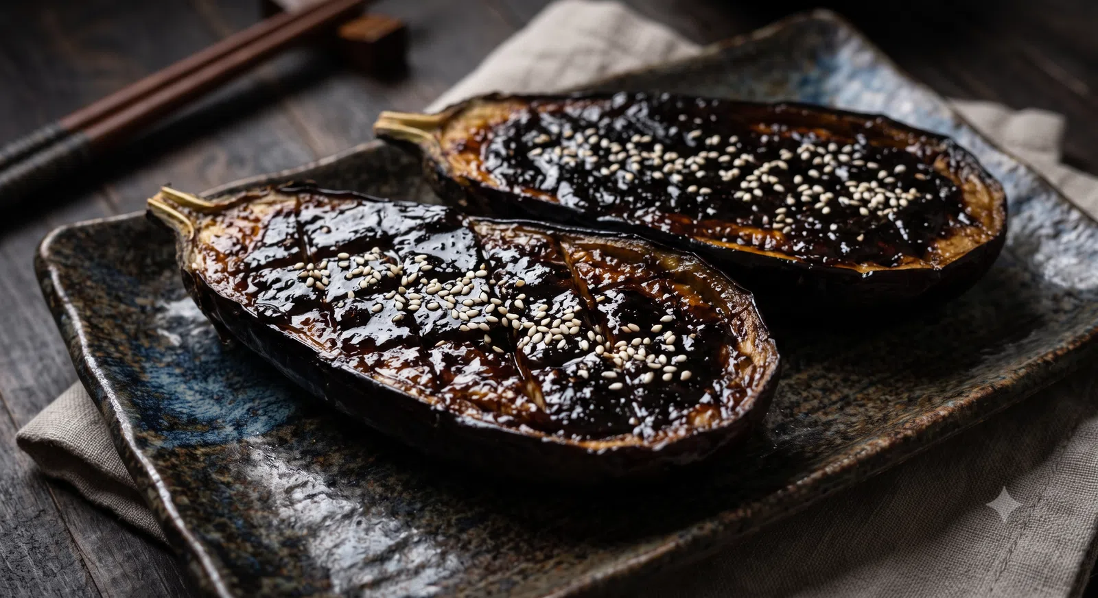Nasu Dengaku (Miso Glazed Eggplant)
