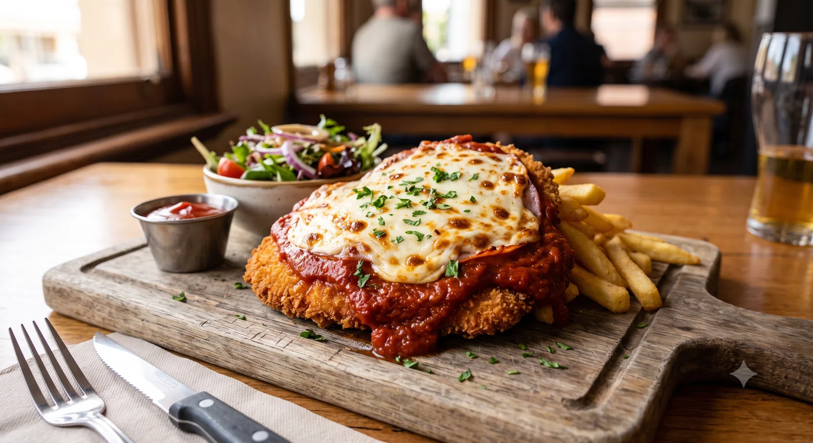Aussie Pub-Style Chicken Parmigiana