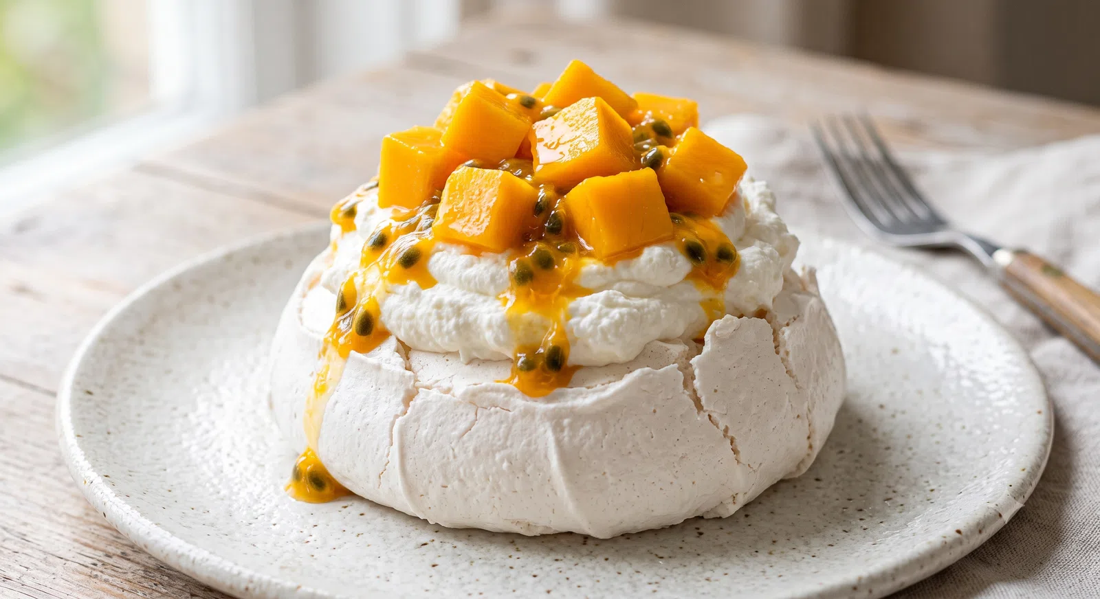 Mango & Passionfruit Mini Pavlova