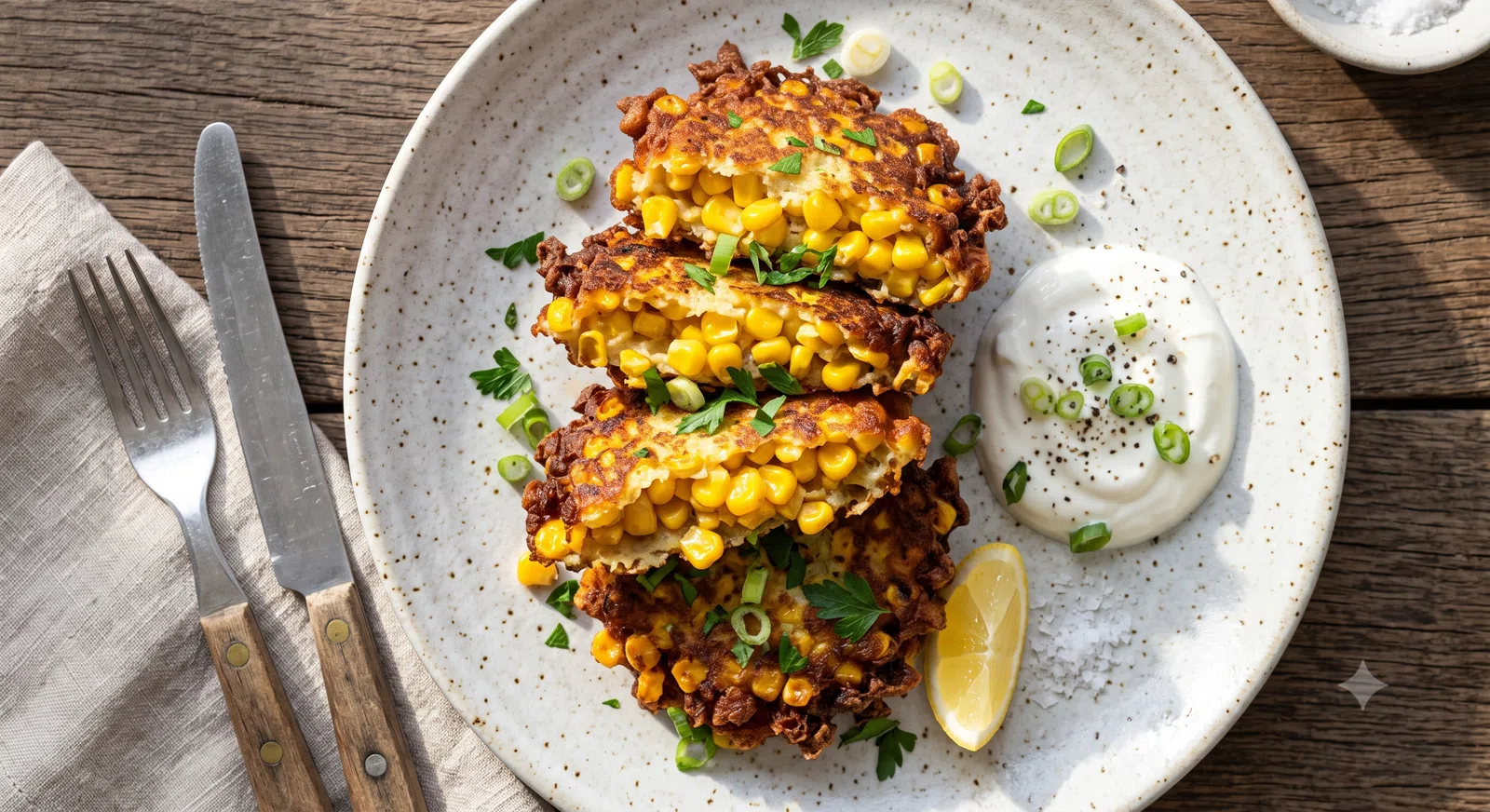 Aussie Sweet Corn Fritters