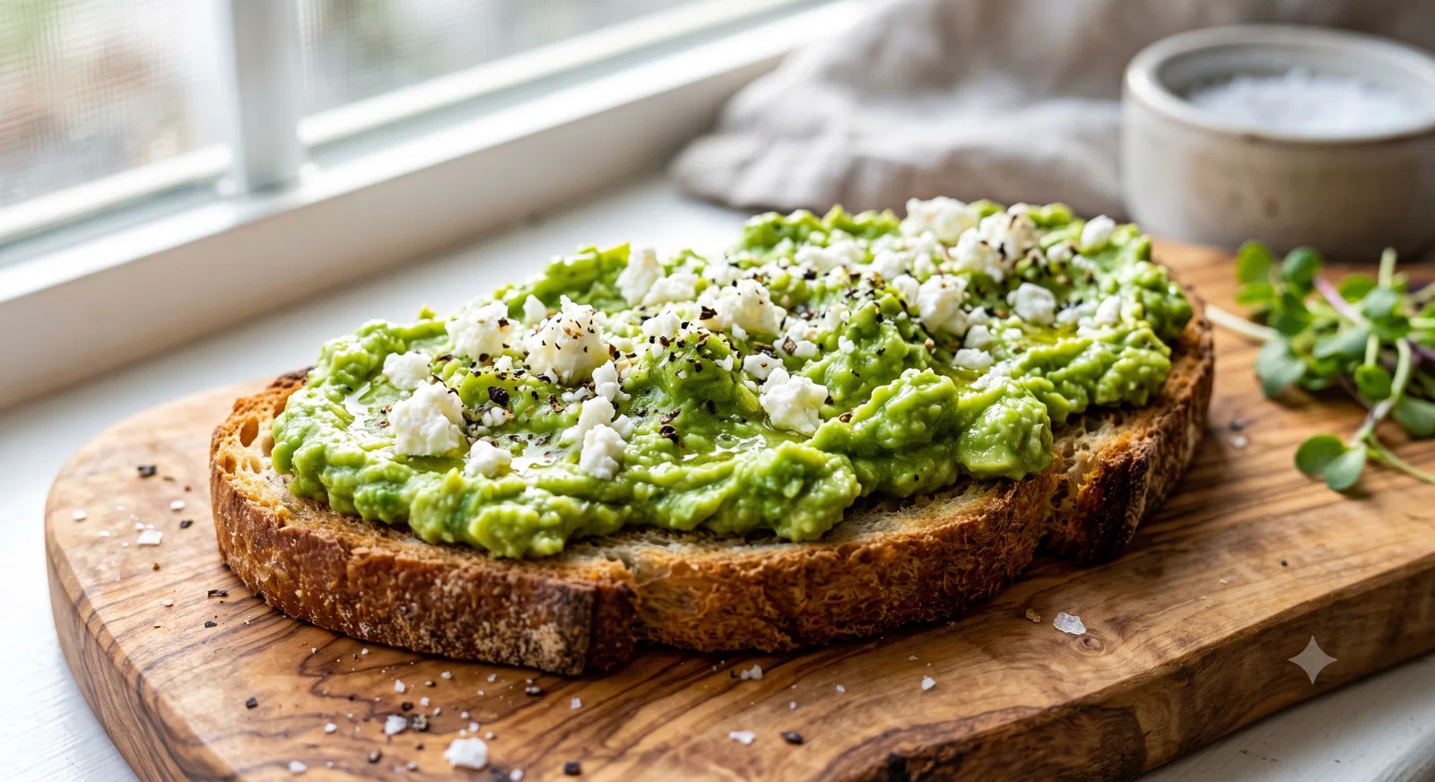 Smashed Avocado on Sourdough