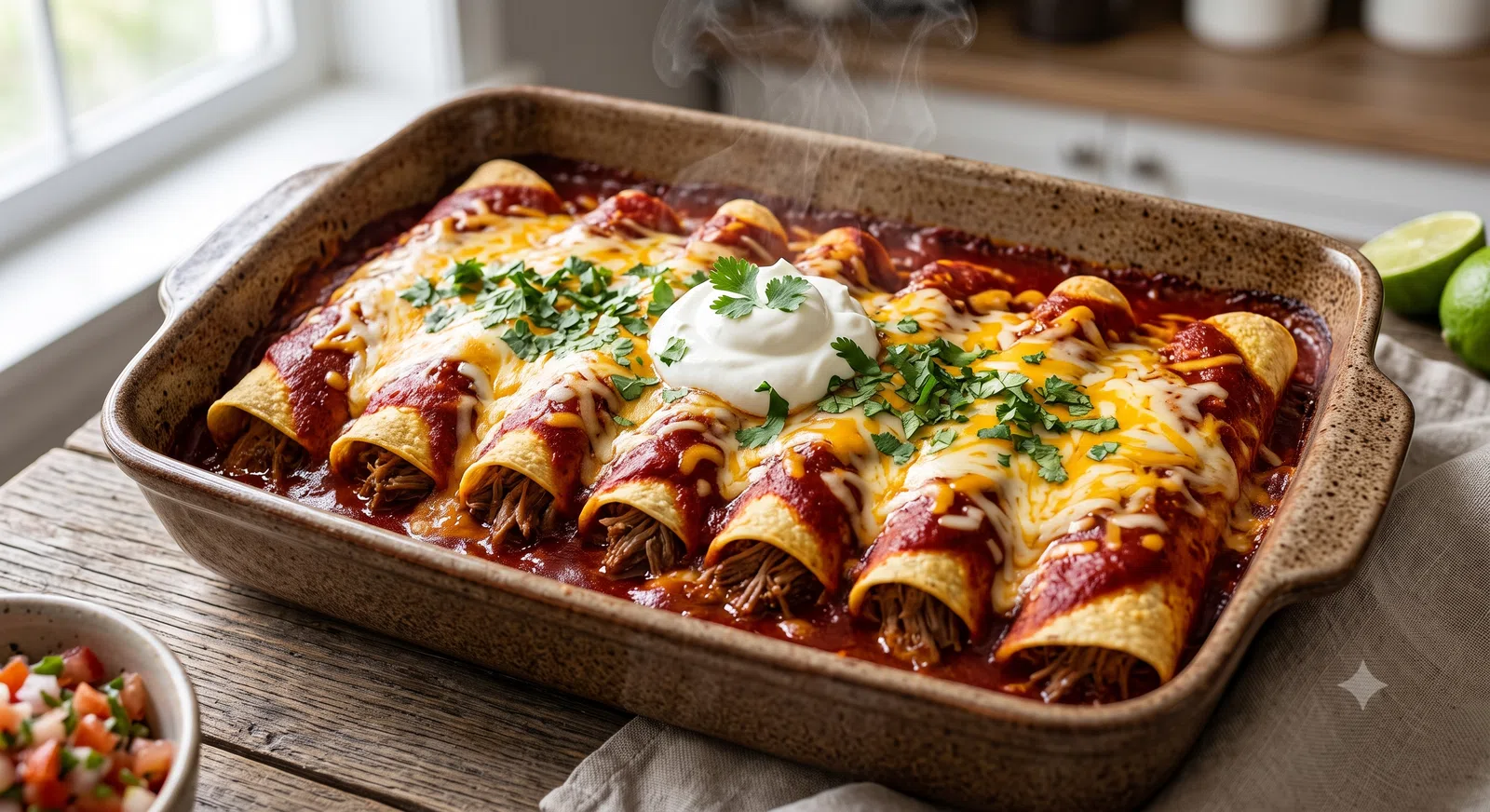 Classic Tex-Mex Beef Enchiladas