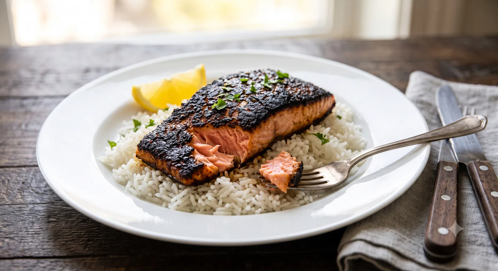 Classic Cajun Blackened Salmon